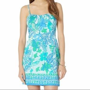 Shelli Stretch Dress - Blue